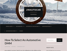 Tablet Screenshot of jinauto-rent-a-car.com